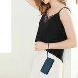 Peňaženkové kožené puzdro Side Buckle na Samsung Galaxy A25 5G - Royal Modrá