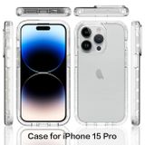 Obojstranný Gumený kryt iPhone 15 Pro - Modrá