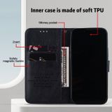 Peňaženkové kožené puzdro Oil na Samsung Galaxy A24 /A25 5G- Čierna