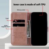 Peňaženkové kožené puzdro Oil na Samsung Galaxy A24/A25 5G - Svetlo hnedá