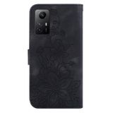 Peňaženkové kožené puzdro Lily na Xiaomi Redmi Note 12S - Čierna