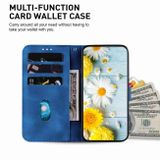Peňaženkové kožené puzdro Lily na Xiaomi 12 Pro - Tmavo modrá