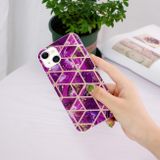 Gumený kryt Soft na iPhone 15 - Purple Rhombus