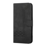 Peňaženkové kožené puzdro Cubic na Samsung Galaxy A25 5G - Čierna