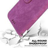 Peňaženkové kožené puzdro Little Tiger na Motorola Edge 30 Pro - Ružovo červená