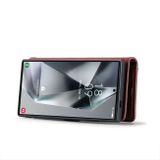 Multifunkčné peňaženkové puzdro DG.MING Detachable na Samsung Galaxy S24 Ultra 5G - Červená