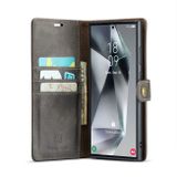 Multifunkčné peňaženkové puzdro DG.MING Detachable na Samsung Galaxy S24 Ultra 5G - Sivá