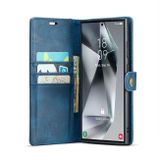 Multifunkčné peňaženkové puzdro DG.MING Detachable na Samsung Galaxy S24 Ultra 5G - Modrá