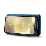 Multifunkčné peňaženkové puzdro DG.MING Detachable na Samsung Galaxy S24 Plus 5G - Modrá