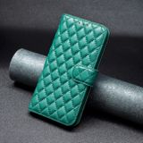 Peňaženkové kožené puzdro Diamond Flip na Motorola Edge 40 Neo - Zelená