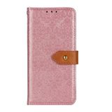 Peňaženkové kožené puzdro Floral na Motorola Moto G04/ G24 - Ružová