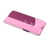Knižkové puzdro Electroplating Mirror na iPhone 12 Pro Max - Ružovozlatá