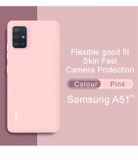 Gumený kryt IMAK UC-2 Series na Samsung Galaxy A51 5G - Růžová