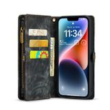 Multifunkčné peňaženkové puzdro CASEME na iPhone 15 - Čierna