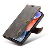 Multifunkčné peňaženkové puzdro DG.MING na iPhone 15 - Šedá
