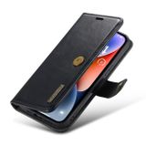Multifunkčné peňaženkové puzdro DG.MING na iPhone 15 - Čierna