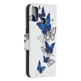 Peňaženkové kožené puzdro na Honor 9X Lite - Butterflies Group
