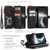 Multifunkčné peňaženkové puzdro CASEME C30 na iPhone 15 - Čierna