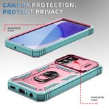 Gumený kryt FOLDING na Samsung Galaxy A25 5G – Ružová a Zelená