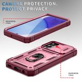Gumený kryt FOLDING na Samsung Galaxy A25 5G – Ružová a Červená