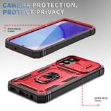 Gumený kryt FOLDING na Samsung Galaxy A25 5G – Čierna a Červená