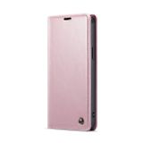 Peňaženkové kožené puzdro CaseMe na iPhone 15 Pro Max - Ružovozlatá
