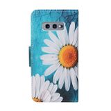 Peňaženkové kožené puzdro na Samsung Galaxy S10e - Chrysanthemum