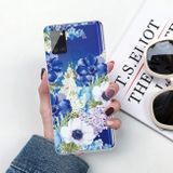 Gumený kryt na Samsung Galaxy A21s - Blue White Roses