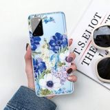 Gumený kryt na Samsung Galaxy A31 - Blue White Roses