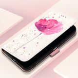 Peňaženkové kožené puzdro Painting na Motorola Moto G04/ G24 - Kvetina