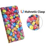 Peňaženkové 3D puzdro na LG K61 - Colored Sugar