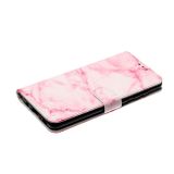 Peňaženkové kožené puzdro na Samsung Galaxy A31 - Pink Marble