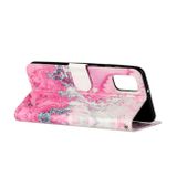 Peňaženkové kožené puzdro na Samsung Galaxy A31 - Pink Sea Water