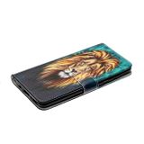 Peňaženkové kožené puzdro na Samsung Galaxy A31 - Lion