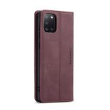 Peňaženkové kožené puzdro na Samsung Galaxy A31 - Wine Red