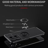 Ring Holder kryt Metal na Xiaomi Redmi Note 13 Pro - Čierna a červená