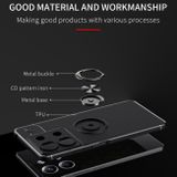 Ring Holder kryt Metal na Xiaomi Redmi Note 13 - Čierna a červená