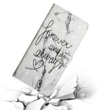 Peňaženkové 3D puzdro na Samsung Galaxy A25 5G - Words Marble