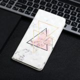 Peňaženkové 3D puzdro na Samsung Galaxy A25 5G - Triangular Marble