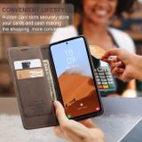 Peňaženkové kožené puzdro CaseMe Flip na Samsung Galaxy S23 FE - Kávová