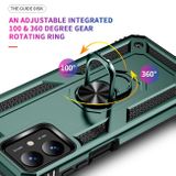 Ring Holder kryt Shockproof na Motorola G14 - Tmavo Zelená