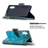 Peňaženkové kožené puzdro na Sony Xperia L4 - Plum Blossom
