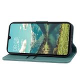Peňaženkové kožené puzdro Business na Samsung Galaxy A25 5G - Zelená