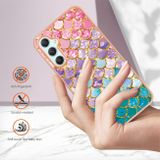 Gumený kryt Electroplating na Samsung Galaxy A25 5G – Colorful Scales