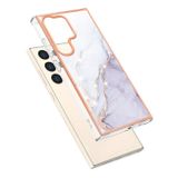 Plastový kryt Marble na Samsung Galaxy S24 Ultra 5G - Biela 006
