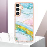 Plastový kryt Marble na Samsung Galaxy S24 Plus 5G - Zelená 004