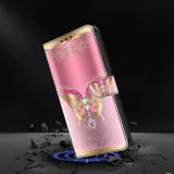 Peňaženkové 3D puzdro na Moto G54 5G / G54 5G Power Edition - Ružový Motýľ