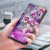 Peňaženkové 3D puzdro na Moto G54 5G / G54 5G Power Edition - Motýle a Kvetiny