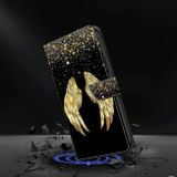 Peňaženkové 3D puzdro na Moto G54 5G / G54 5G Power Edition - Zlaté Krídla