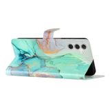 Peňaženkové 3D puzdro na Samsung Galaxy A05s - Zelený Mramor